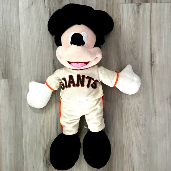 Disney Other - San Francisco Giants Rare Major League Baseball Mickey Mouse Plush Disney 16"